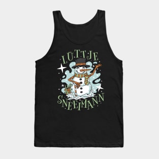 Lüttje Sneeikeerl Little Snowman Tank Top